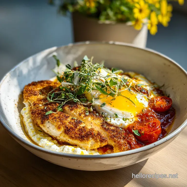 Chicken Parm Cottage Cheese Bowl: High Protein Marinara