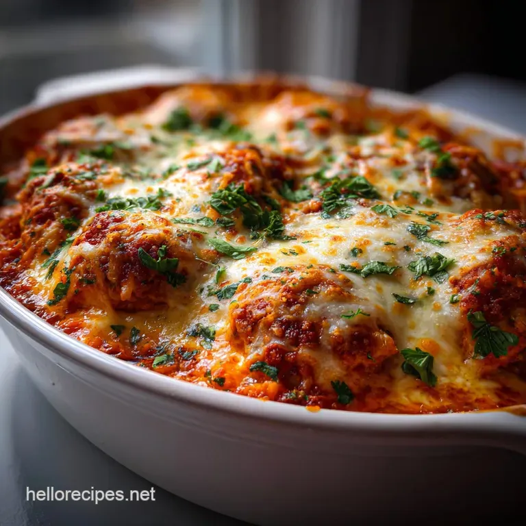 Chicken Parmesan Casserole: Crispy Baked