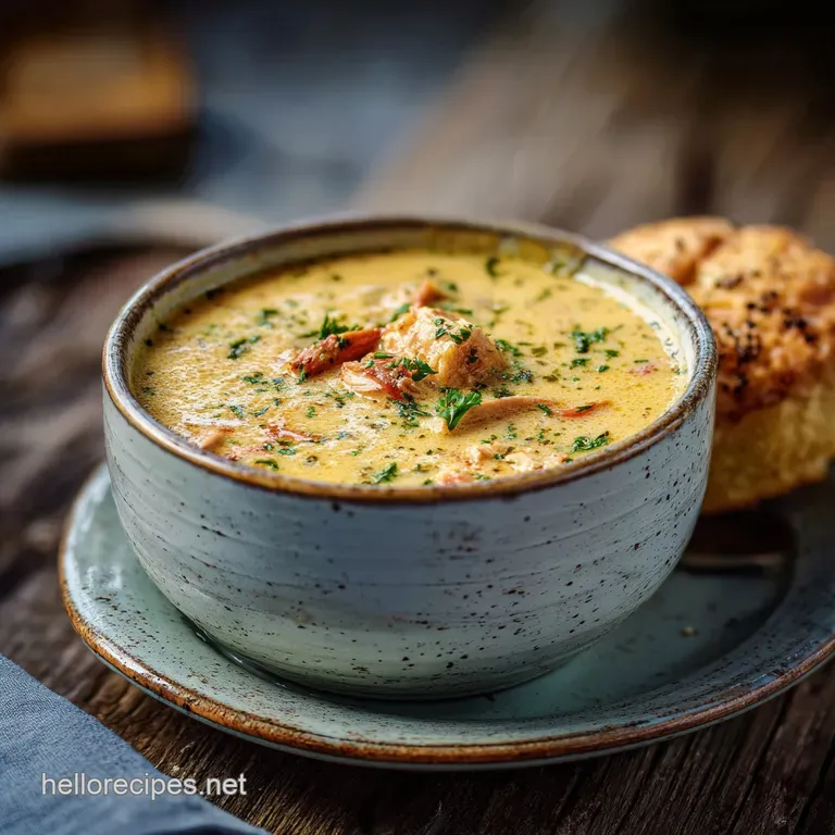 Chicken Pot Pie Soup: Silky Herb Infused