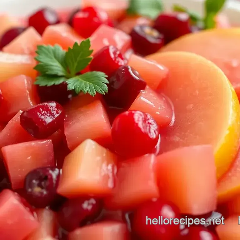 How to Make Chill Fresh Cranberries Apples Jello Delight: A Family Favorite