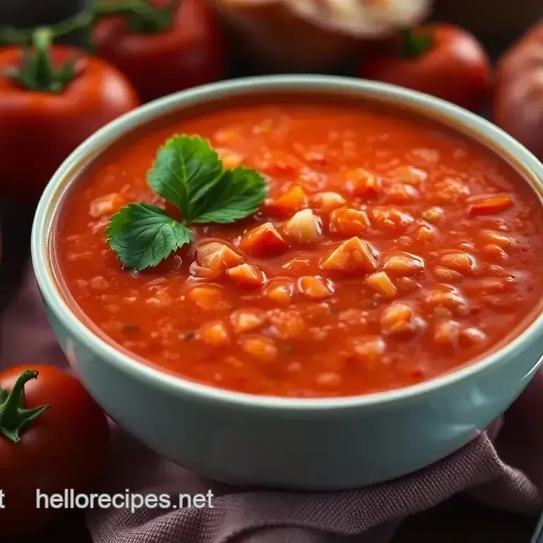 Easy & Refreshing Recipe for Gazpacho Soup: My Go-To Summer Comfort