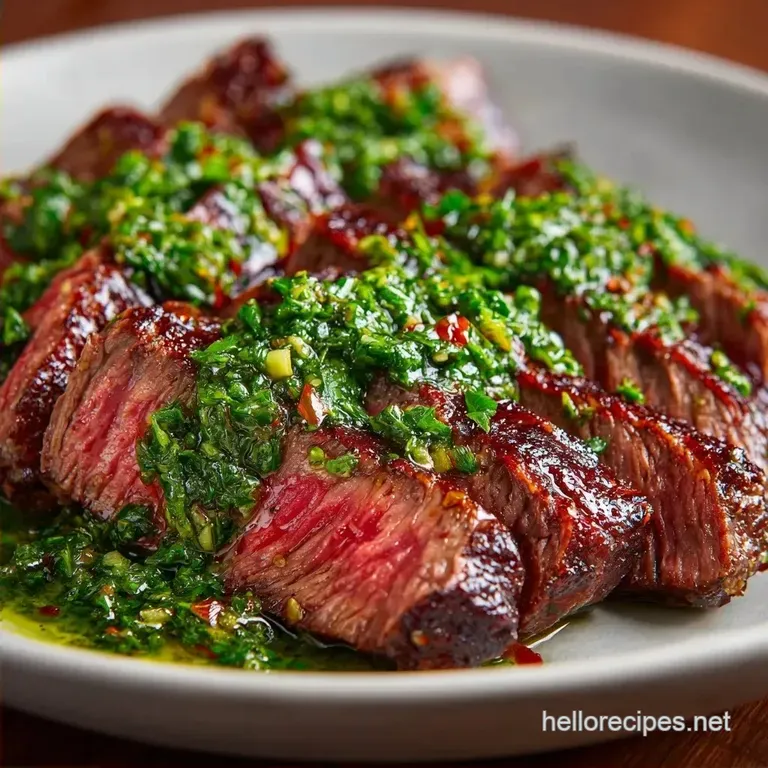 Chimichurri Skirt Steak: Charred and Zesty