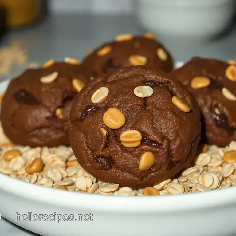 Choco Oaty Delights: Easy & Delicious Chocolate Oatmeal Cookies No Bake