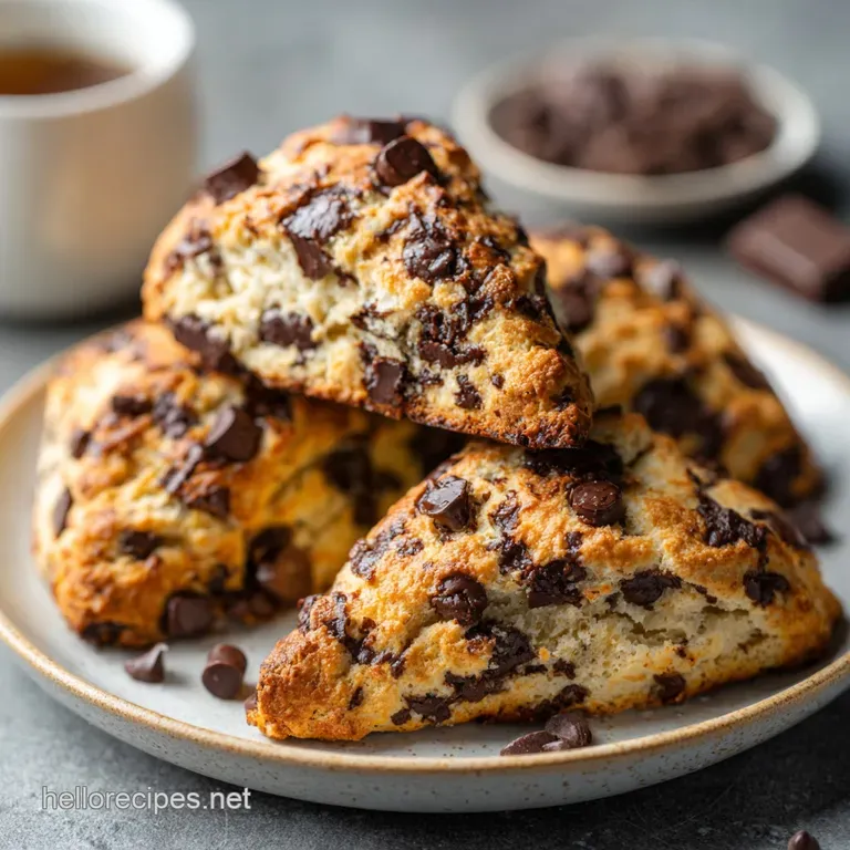 Chocolate Chip Sourdough Scones Recipe