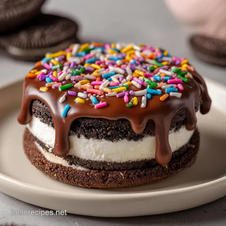 Chocolate Covered Oreo Cookie Cake