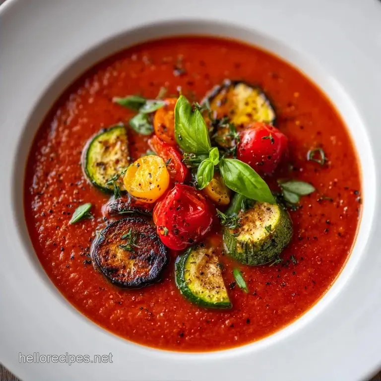Chunky Roasted Tomato Soup: Hearty and Thick