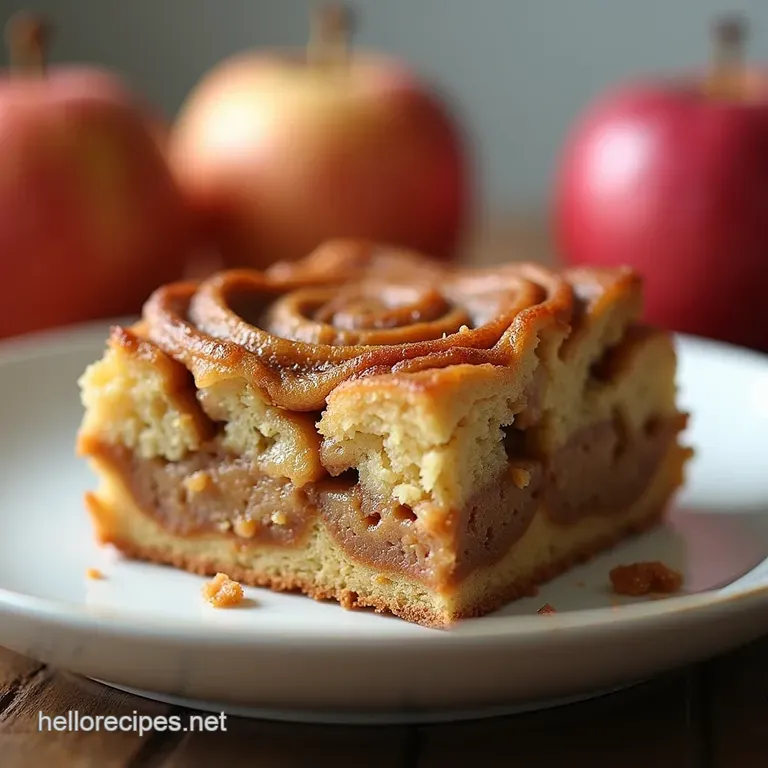 The Oh My Goodness Cinnamon Roll Apple Cake Spiced Apple Swirl Bake