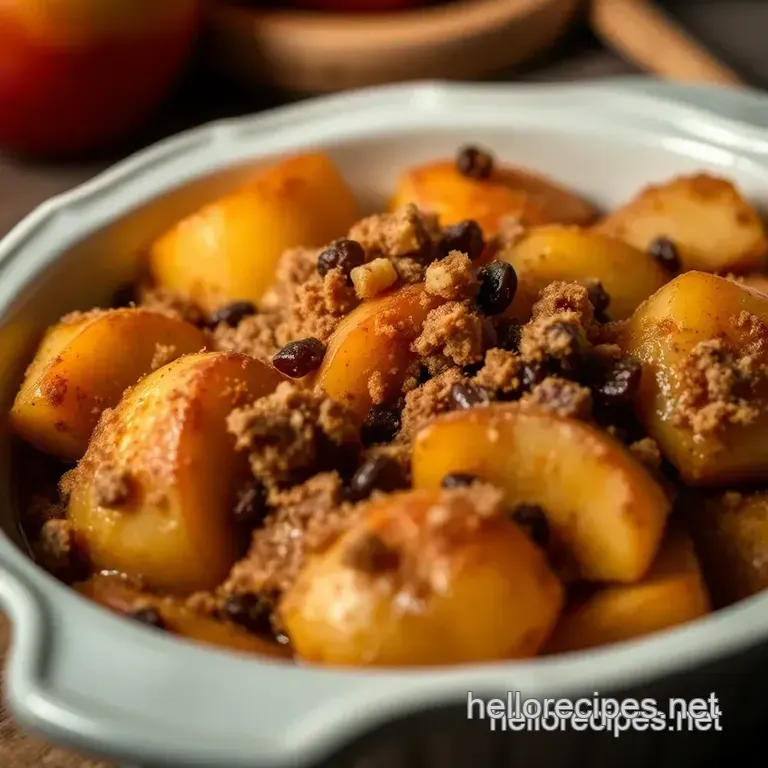 Cinnamon-Spiced Baked Apples presentation