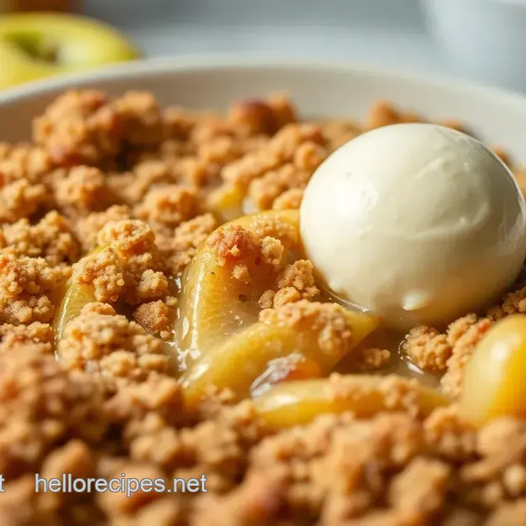 Classic Apple Crumble (with a Twist!)