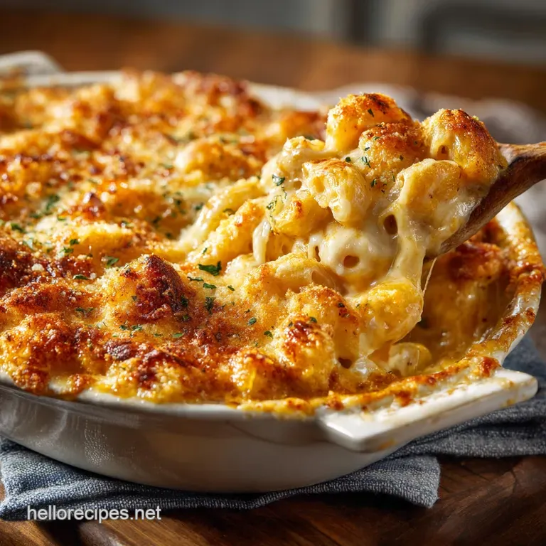 Baked Mac and Cheese: the Ultimate Ultra-Creamy Comfort Classic presentation