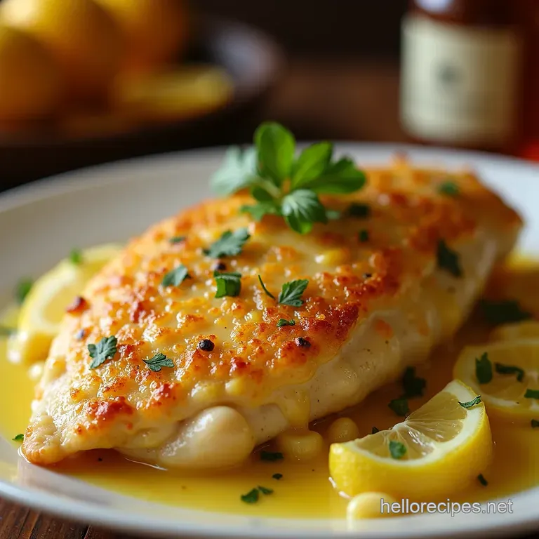Classic Chicken Francese Lemonbutter Perfection presentation