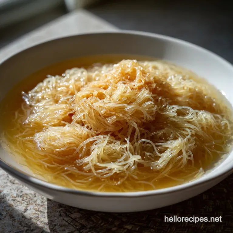 Bird Nest Soup: the Imperial Delicacy Recipe presentation