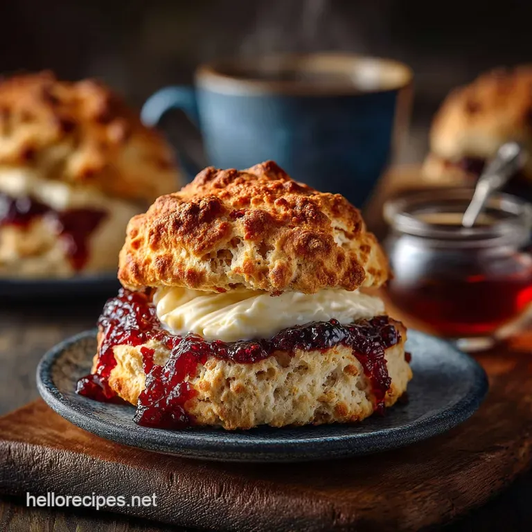 The Perfect Crumb Classic British Scones The Foundation Recipe presentation