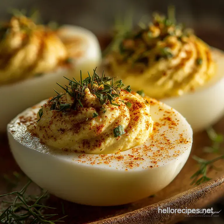 Classic Deviled Eggs: the Fluffiest Tangiest Filling Youll Ever Make presentation