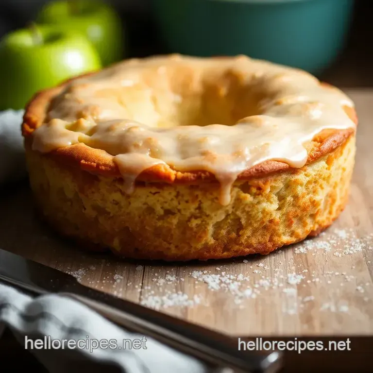 Classic Easy Apple Cake – A Cozy Moist Dessert presentation