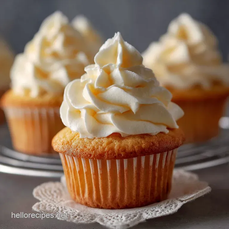 The Great British Classic Fluffy Vanilla Cupcakes with CloudNine Buttercream