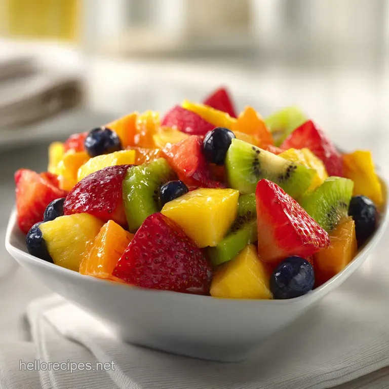 Classic Fruit Salad: Zesty Honey Lime
