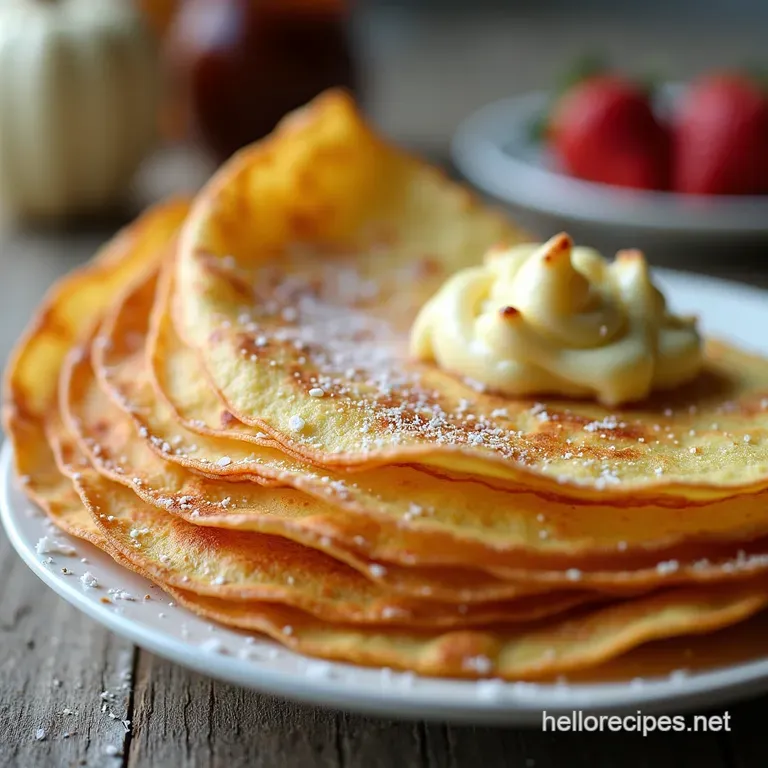 The Perfect PaperThin Pfannkuchen Simple German Crepes for Every Occasion