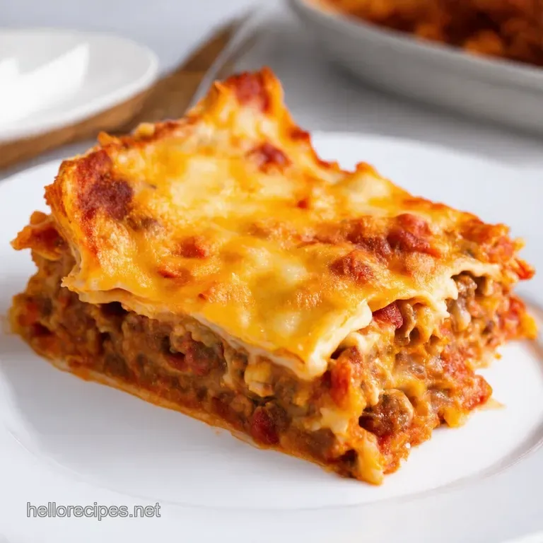 Classic Homemade Lasagna An Italian Family Favorite