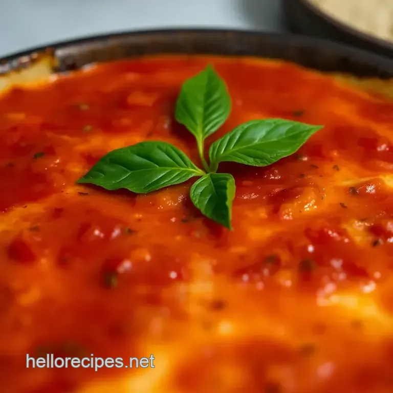 Classic Italian-Style Pizza Sauce presentation