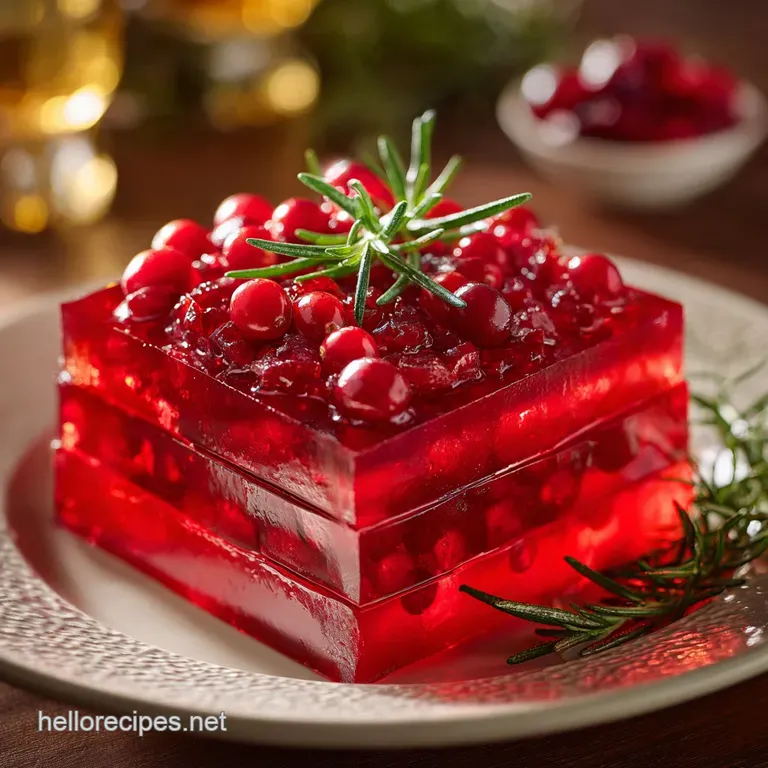 Cranberry Jello Salad: The Festive Ruby Jewel with Cream Cheese Topping