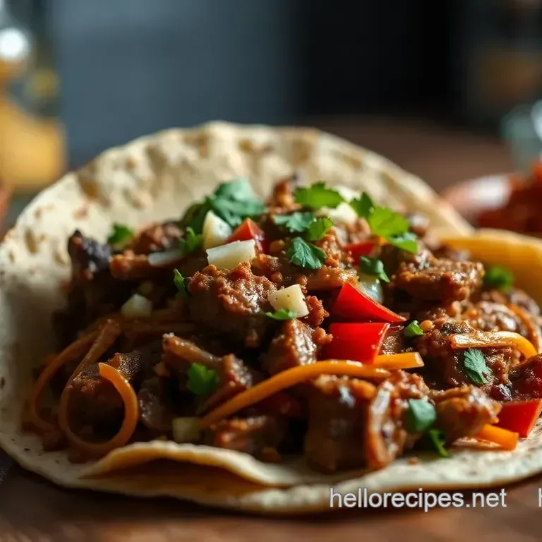 Classic Mexican Street Taco Recipe: Delicious Flavor on a Tortilla