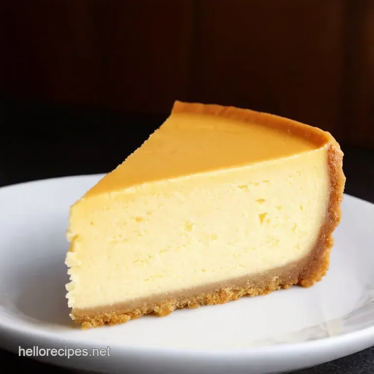 Classic New York Cheesecake Silky Smooth Perfection presentation