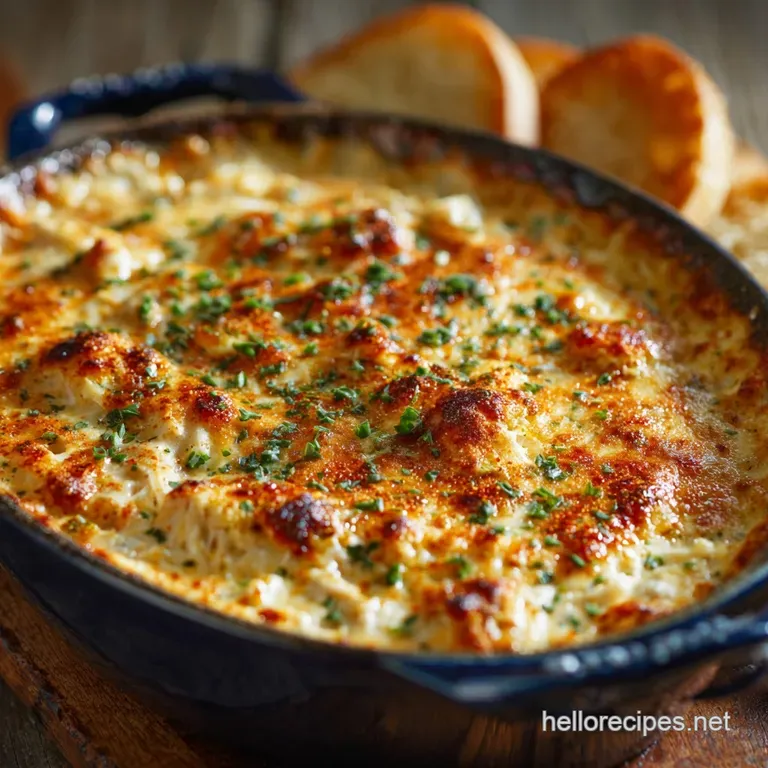 Hot Crab Dip the Classic Old Bay Party Appetizer presentation