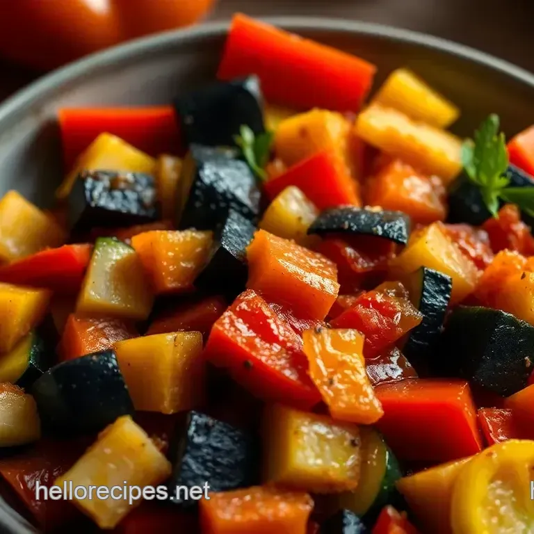 Classic Ratatouille: A Rustic French Vegetable Medley