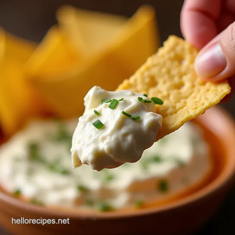 The Only Sour Cream Chip Dip Recipe Youll Ever Need Perfectly Balanced Ready in Minutes presentation