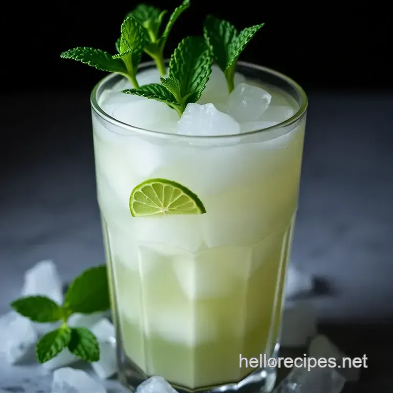 Classic Southern Mint Julep presentation