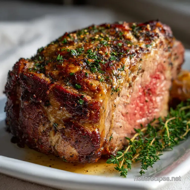 Ribeye Roast: The Best Standing Prime Rib with Garlic-Thyme Crust