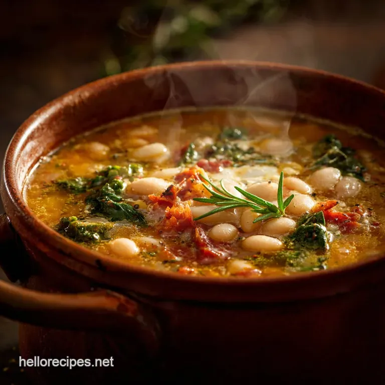 Tuscan White Bean Soup: The Classic Creamy Zuppa di Fagioli Recipe