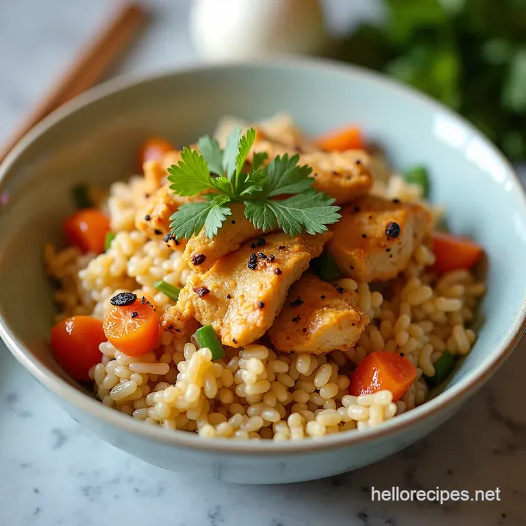 Coconut Chicken Rice Bowl