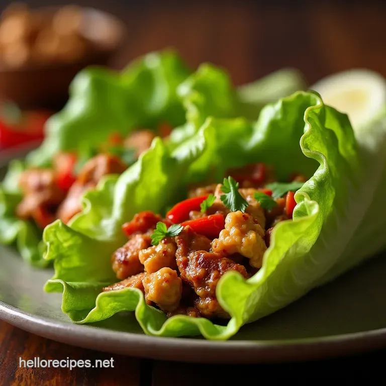 The Real Deal Savoury Chicken Lettuce Wraps That Beat the Takeaway Pf Changs Inspired presentation