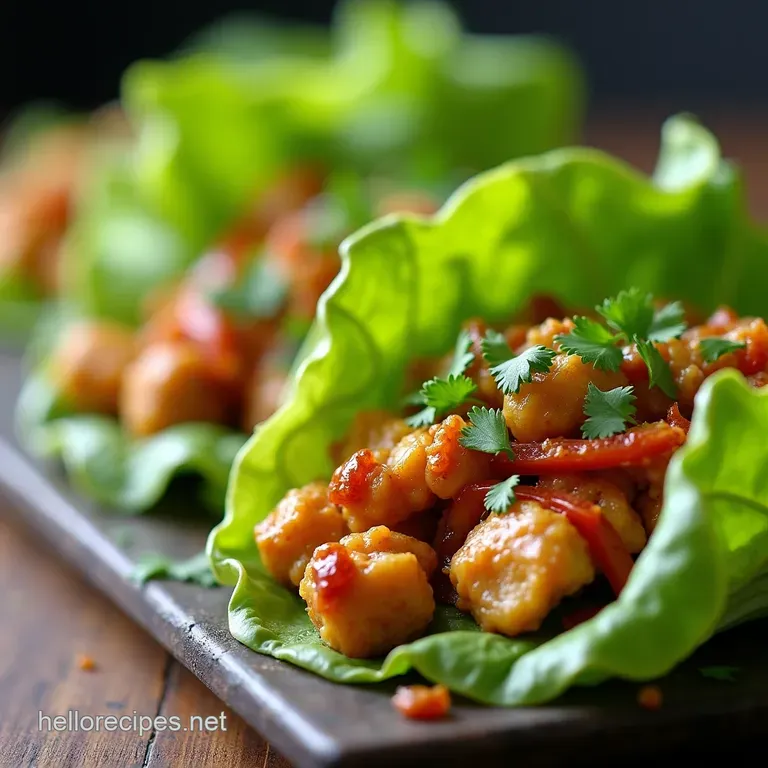 The Real Deal Savoury Chicken Lettuce Wraps That Beat the Takeaway PF Changs Inspired