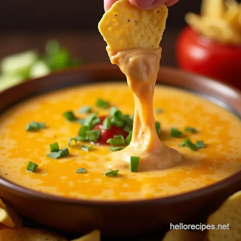 The Only Copycat Chilis Queso Dip Youll Ever Need presentation