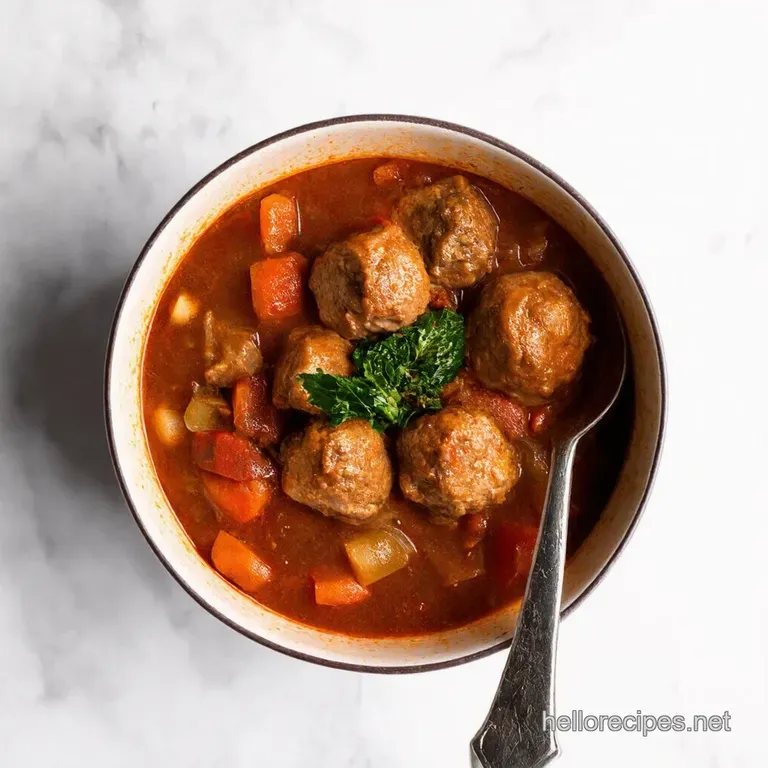 Cosy Night In Hearty Meatball Stew That Hugs You From the Inside