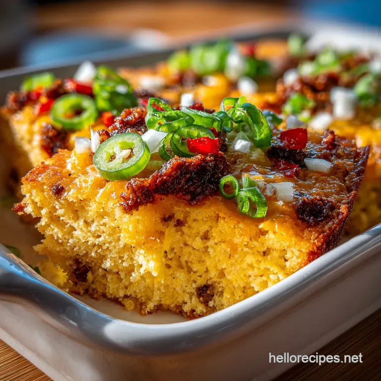 Cowboy Cornbread Casserole: Layered Integrity