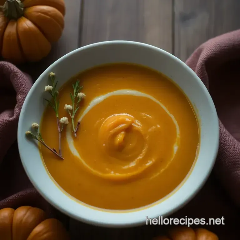 Cozy Autumn Pumpkin Soup: a Hug in a Bowl presentation