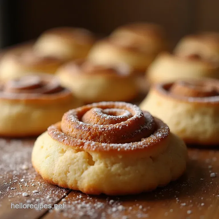Cozy Cinnamon Roll Cookies the Best of Both Worlds presentation