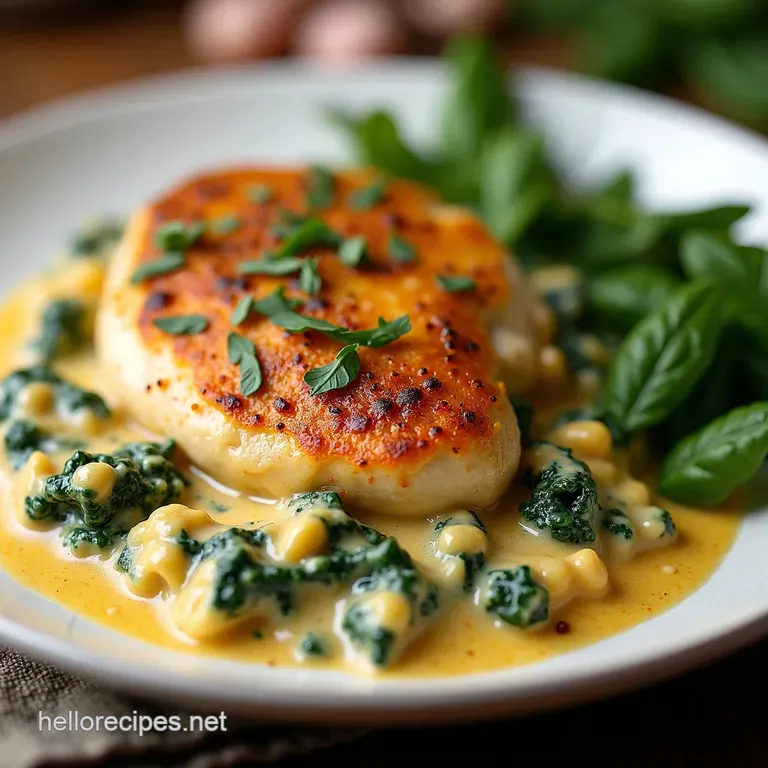 Cozy OnePan Chicken Florentine Dream