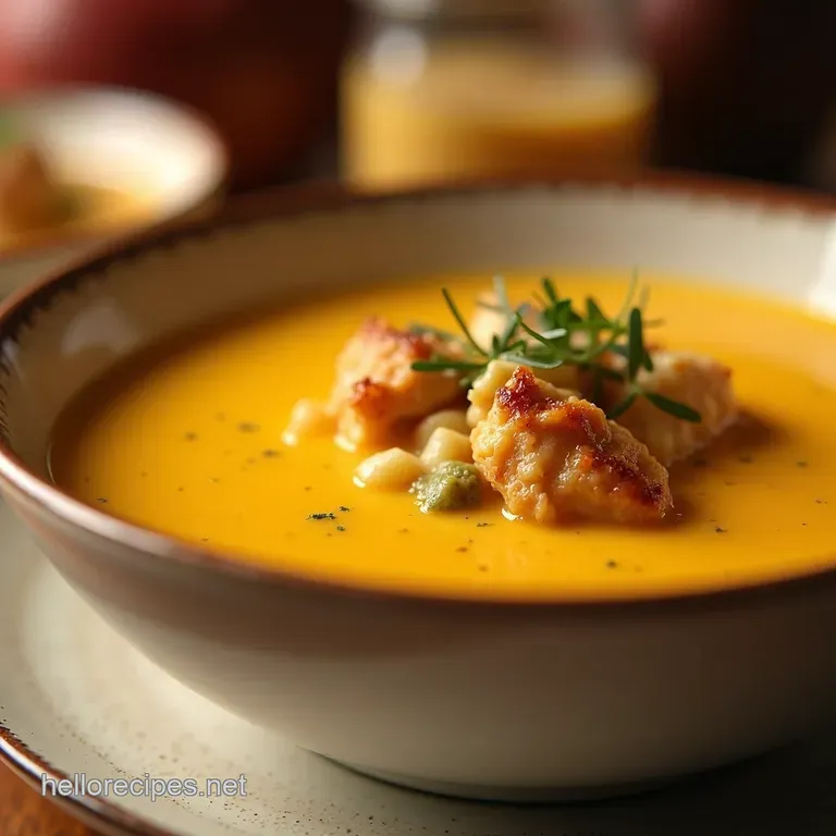 Crack Chicken Cheddar Dream Soup presentation