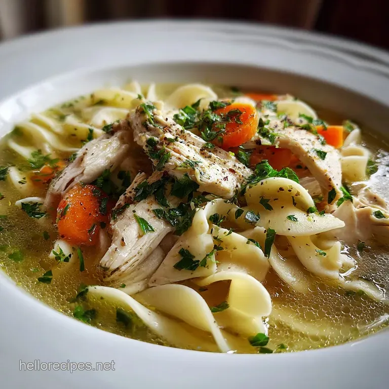Crack Chicken Noodle Soup: Creamy & Velvety