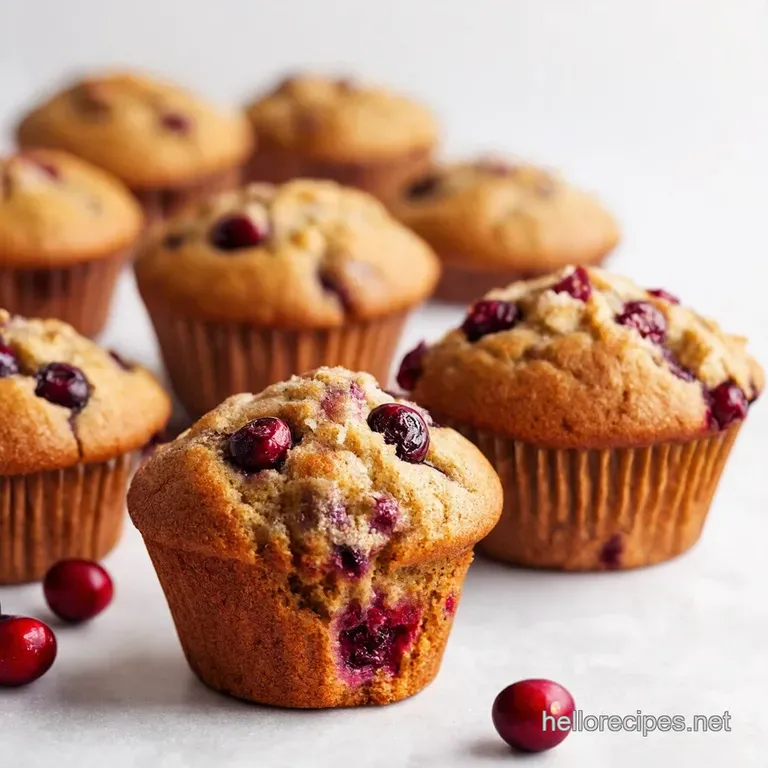 Cranberry Bliss Muffins Bursting with Zesty Flavor