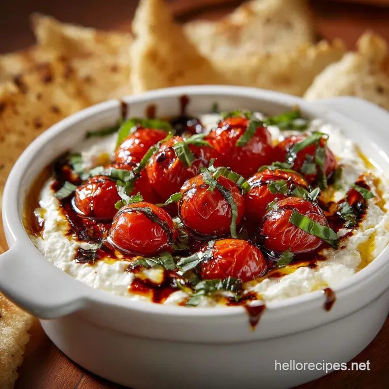 Caprese Dip: the Ultimate Creamy Cold Appetizer Recipe presentation