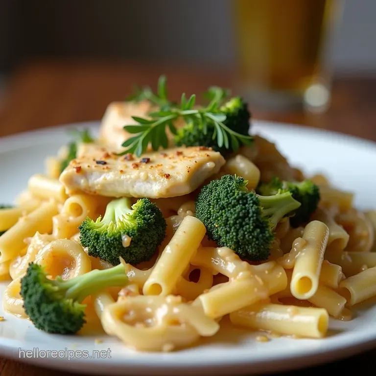 The Pub Lunch Champion Speedy Creamy Chicken Broccoli Pasta Bake NoFuss Version