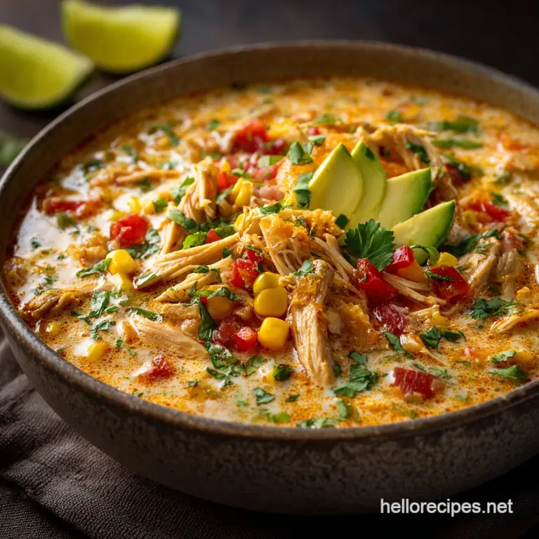 Creamy Chicken Taco Soup: Dreamy Easy and Ready in Under 45 Minutes