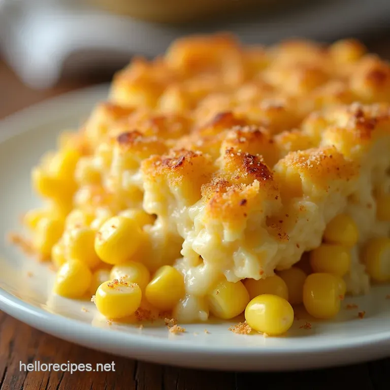 Grandmas Secret Weapon The Ultimate Golden Creamy Corn Casserole