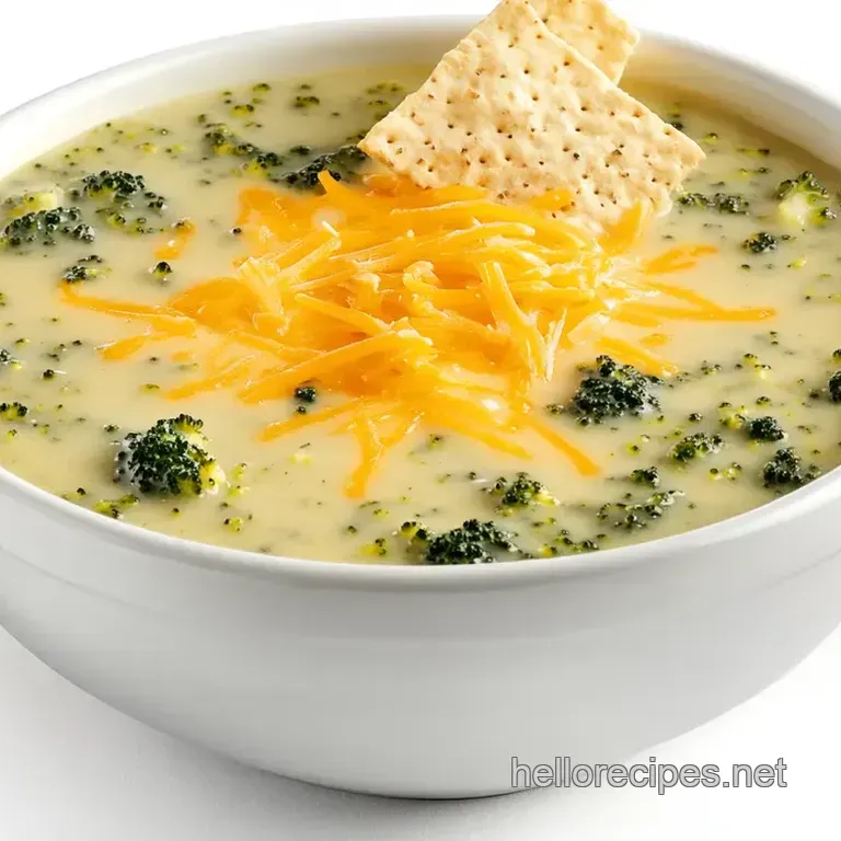 Creamy Dreamy Broccoli Cheddar Soup